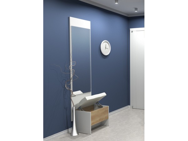 Σύνθεση εισόδου ξύλινο ARTSTIN M2M4 57x180x42cm DIOMMI 42-117